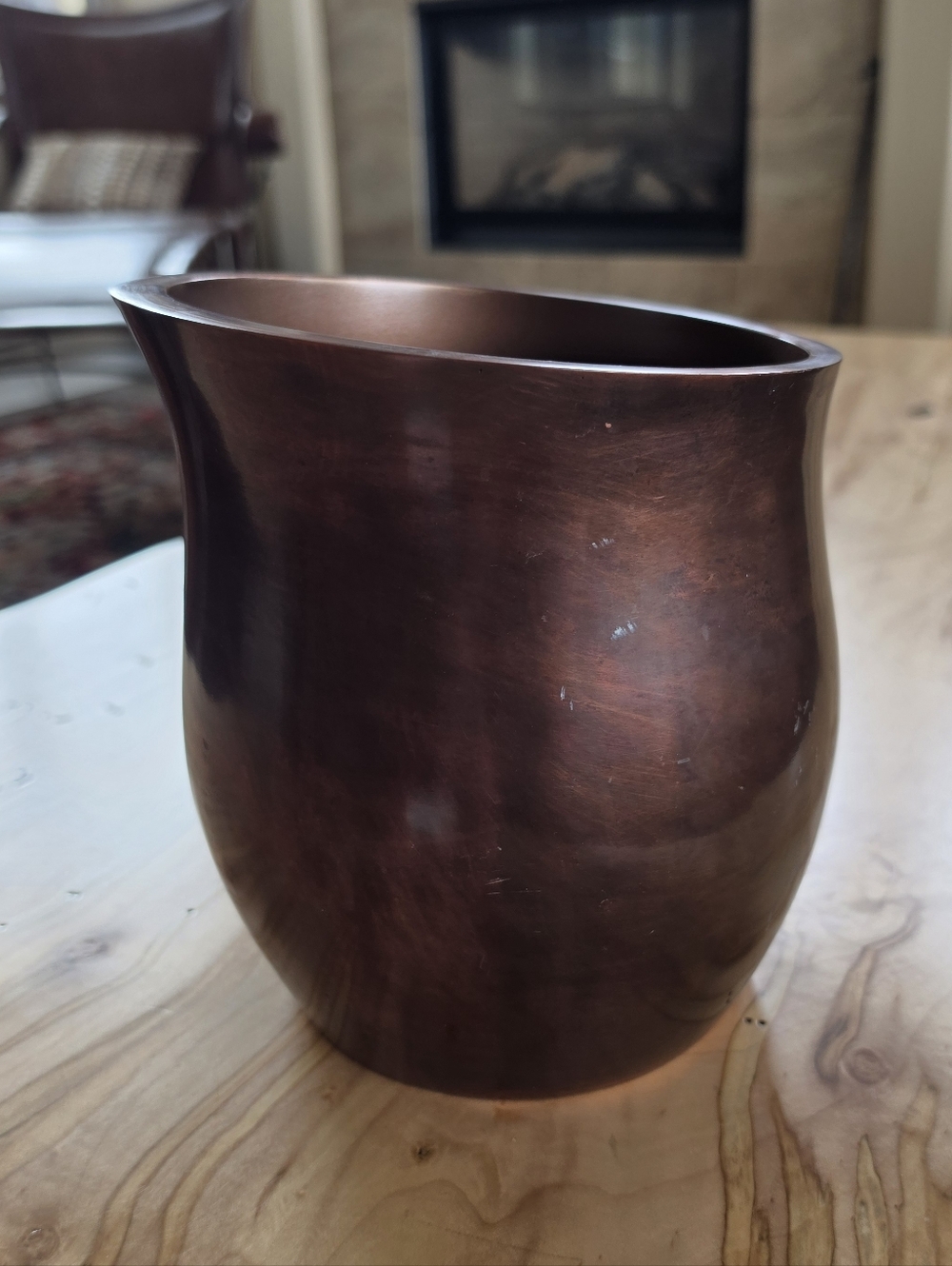 Nambe Heritage Bronze Collection MT0448 Decorative Pitcher Vase Vintage 8" EUC